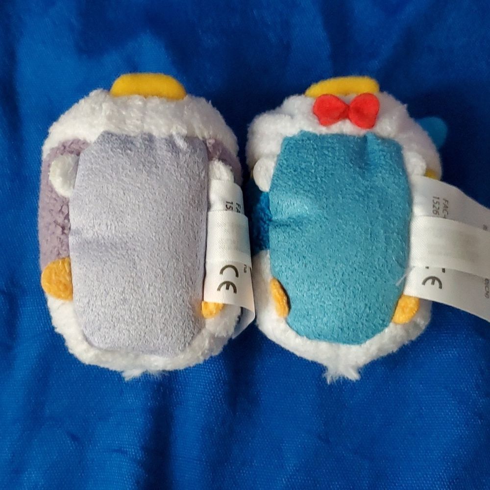 Disney Tsum Tsum Donald Duck Daisy Duck Mini Plush Lot 2pc Set Authentic - Picture 4 of 11